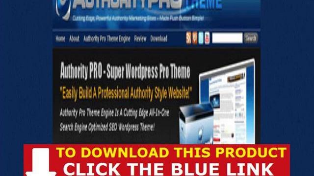 Authority Pro Wordpress Theme Engine + Authority Pro 2 Warrior Forum смотреть онлайн