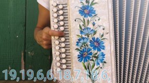 Узенький проулочек "Марусенька" (казачья) - разбор на гармони