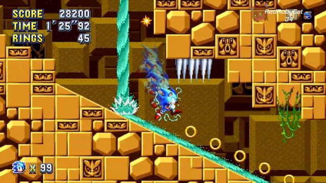 Lightning Speed Super Sonic 2.0 in Sonic Mania: Misfits Pack! ~ Sonic Mania Plus mods gameplay смотреть онлайн