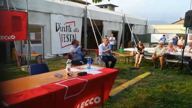 OLGIATE MOLGORA Maurizio Landini, della Cgil, ospite a Diritti alla festa смотреть онлайн