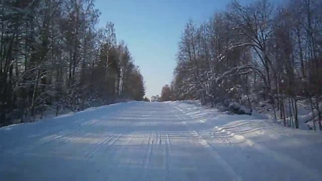 Подъезд к монастырю Александра Свирского зимой смотреть онлайн