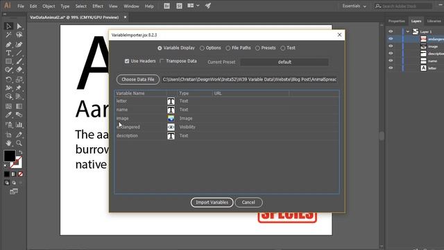 Variable Data with Adobe Illustrator Tutorial смотреть онлайн