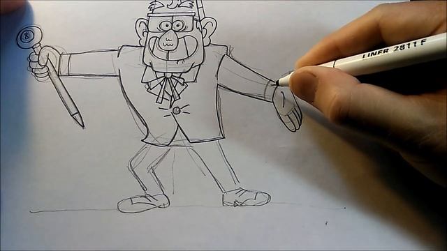 Drawing grunkle Stan... from Gravity Falls / Рисуем дядю Стэна из Гравити Фолз смотреть онлайн