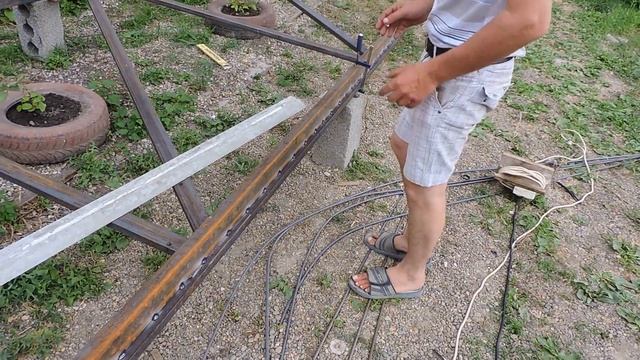 откатные ворота. сборка рамы. смотреть онлайн