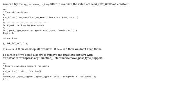Wordpress: Turn revisions off in plugin instead of config.php? (2 Solutions!!) смотреть онлайн