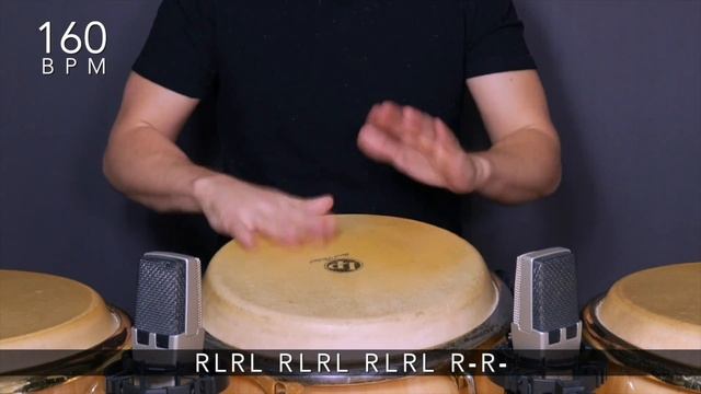 Conga Lesson | How to Play Congas | Single Stroke Roll Builder | CongaChops.com смотреть онлайн