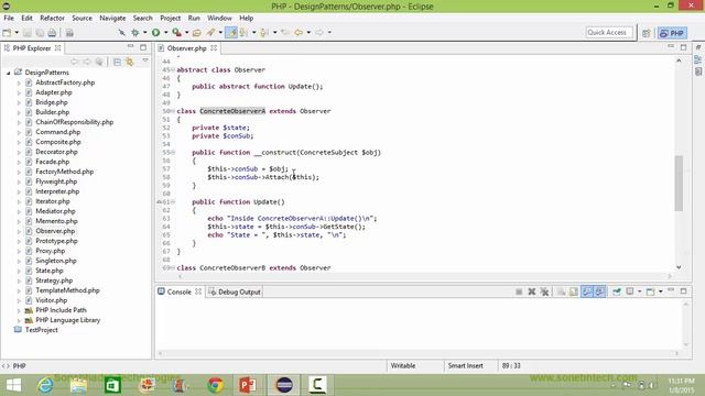 Observer Design Pattern In PHP смотреть онлайн