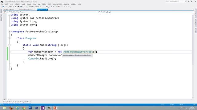 Factory Method Pattern C# смотреть онлайн