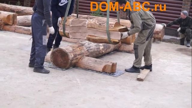 Amazing loghome!? Строим дом ручной рубки из огромных бревен? смотреть онлайн