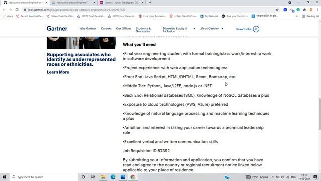 Off-Campus Drive For 2020-21 | 2022 BATCH | BE | BTECH | MCA | CGI & GARTNER HIRING APPLY NOW смотреть онлайн