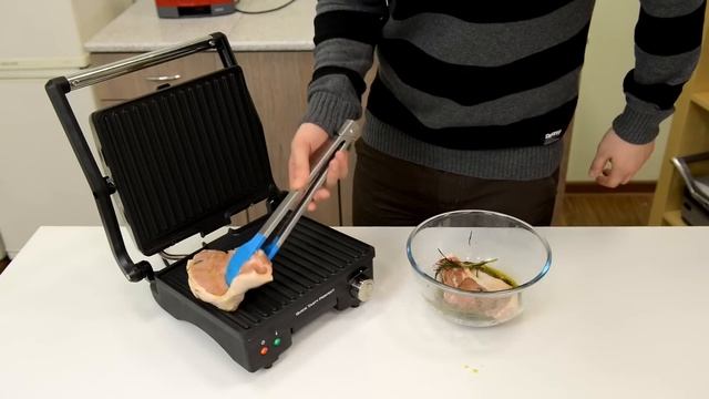 Свинина на электрогриле GFGRIL GF-130 Plate Free смотреть онлайн