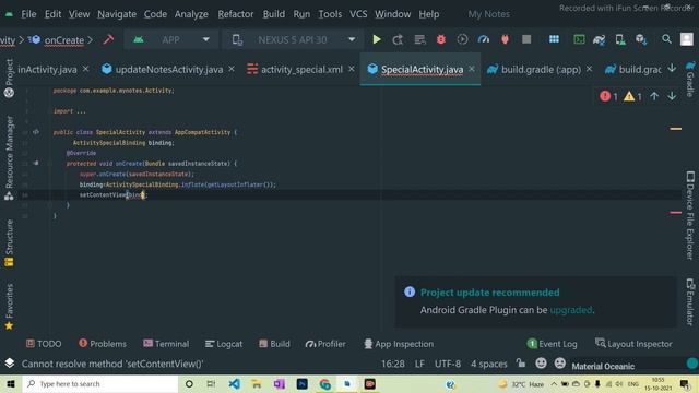 How to use binding in android studio and benefit of binding and replace findViewById смотреть онлайн