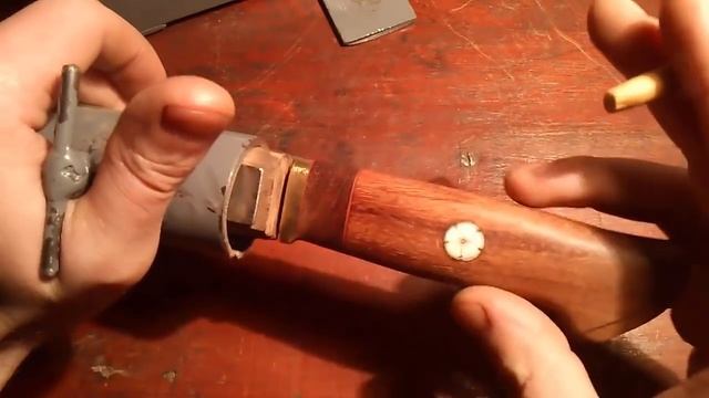 136.Creating a knife "Vernal" - Создание ножа "Весенний" в подробностях смотреть онлайн