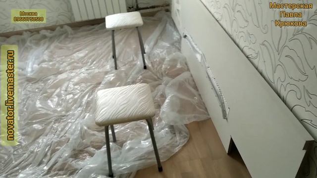 Стол-подоконник с фигурными вентканалами + комодик смотреть онлайн