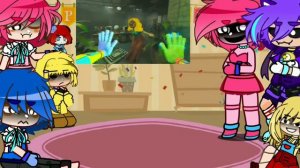 POPPY PLAYTIME reacts to..ALL CHAPTER DEATHS .  poppy playtime . #react (lazy shit)