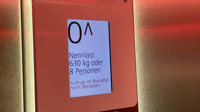 Nice lighting! New 2016 Schmitt+Sohn Elevator at Hanau, Germany смотреть онлайн