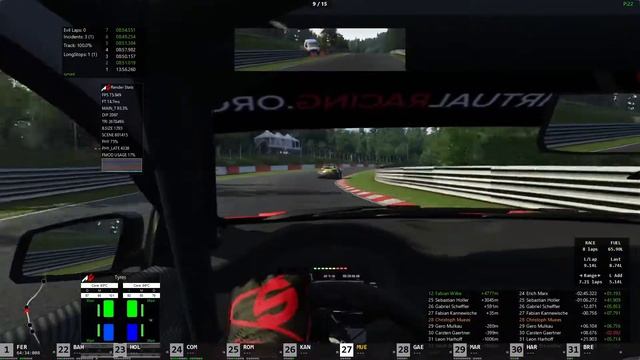 Virtual Racing VRLN 2021 Lauf 1 - Mercedes A45 AMG TCR - Zweiter Lauf, Erster für mich! смотреть онлайн