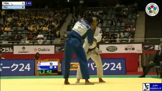 Alain Schmitt (FRA) - Josateki Naulu (FIJ) [-81kg] смотреть онлайн