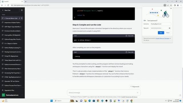 Mimic Python s strip function in C смотреть онлайн
