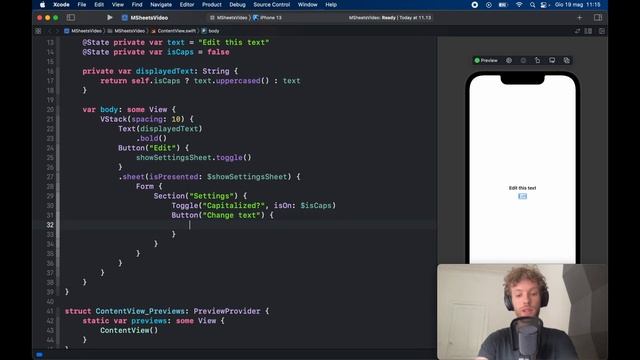 Add Multiple Sheets to your App in SwiftUI Tutorial (2022) смотреть онлайн
