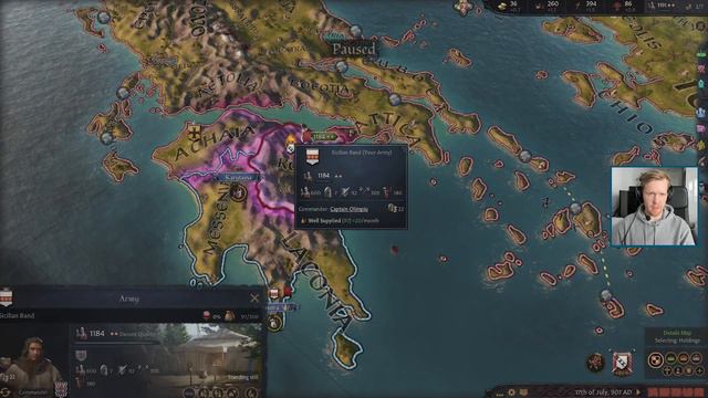 WAR on Korinthos | Crusader Kings 3 - Ep. 15 смотреть онлайн