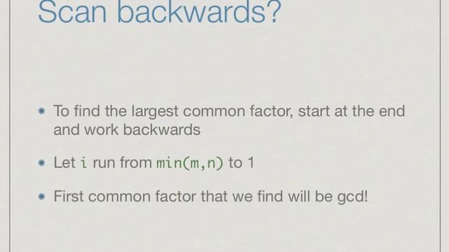 improving naive gcd смотреть онлайн