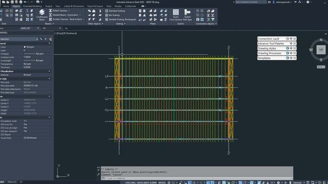AUTOCAD ADVANCE STEEL CUBIERTA AEROPUERTO PARTE 3 PLANOS смотреть онлайн