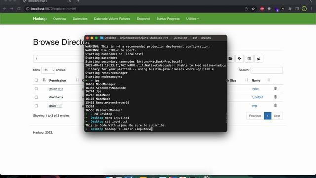 Word Count Program using Hadoop and Java | MapReduce смотреть онлайн