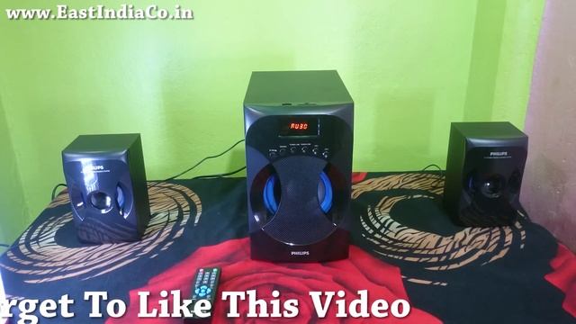 Philips MMS4545B 2 1 BlueTooth Home Theatre Sound Test by AKS смотреть онлайн