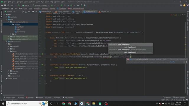#10. Fetch Data from Realtime Database in Recyclerview using Kotlin |firebase data to recyclerview смотреть онлайн