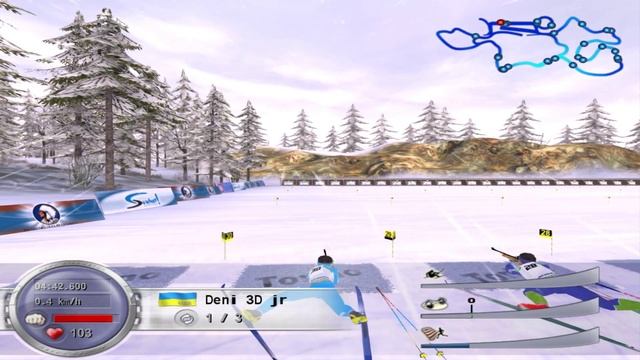 Biathlon 2006: Go For Gold | Кар'єра біатлоніста | #15 | Cesana San Sicario: Sprint | Диво-каньйони смотреть онлайн