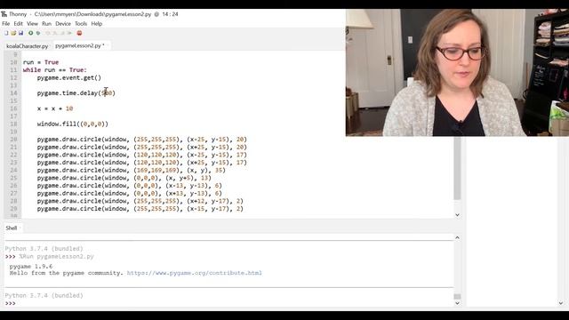 Pygame Lesson 2 - Event Loop and Key Presses смотреть онлайн