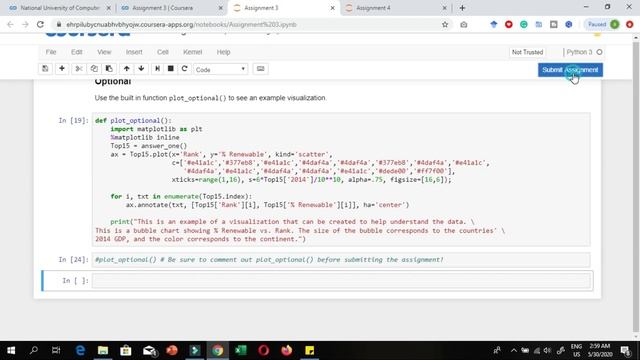 Introduction to Data Science in Python | Week 3 &4 | Coursera смотреть онлайн