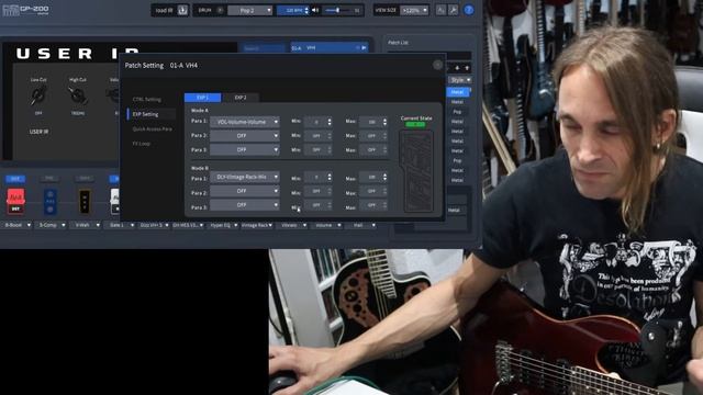Valeton GP-200 Expression Pedal Setup