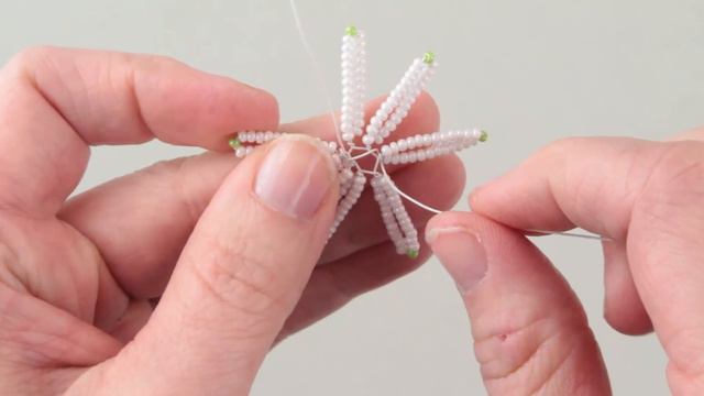 French Beaded Wild Clematis Part 1 - Stamen & Petals | Learn French Beading: Beginner Course смотреть онлайн