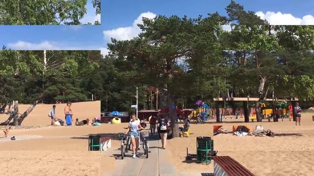 VLOG 7. Солнечное. Финский залив отдых летом, пляж. Санкт-Петербург 2017. St.Petersburg beach смотреть онлайн