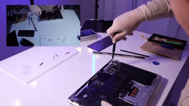 Замена экрана MacBook Air 2020 Intel