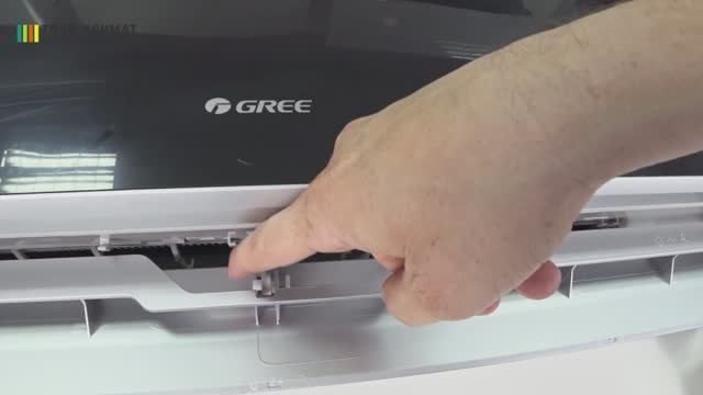 Как снять крышку кондиционера Gree Amber Standart.mp4 смотреть онлайн