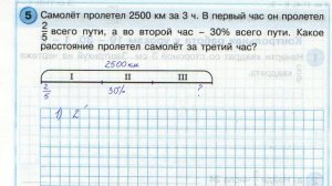 4 класс. Контрольная работа №3. Петерсон.