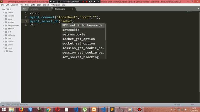 Belajar Json : Membuat file json dari mysql смотреть онлайн