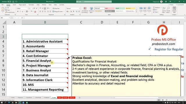 Excel for Beginners Part 7 | Jobs Available for Microsoft Excel Experts смотреть онлайн