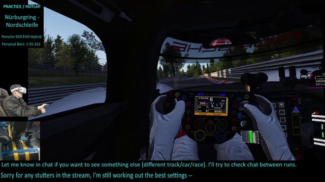 5:23:xxx | Nordschleife | Porsche 919 EVO | Assetto Corsa | VR | Ruined a personal best lap | смотреть онлайн