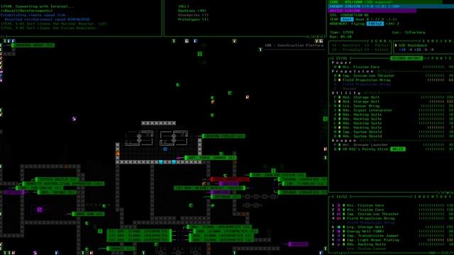 Let's Play Cogmind | W++ Stealth-Flight Hack n' Fab Build | Part 2 [Twitch VOD] смотреть онлайн