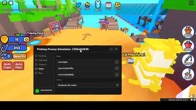Fishing Frenzy Simulator OP Script Pastebin смотреть онлайн