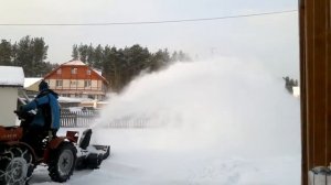 Снегоочиститель на TZ-4K-14