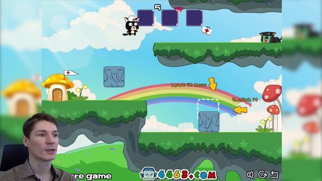 НЕ МОГУ, КОГДА КОТИКАМ БОЛЬНО! Помогу Котику Спасти Друга! Kitty Rescue Squad 2 смотреть онлайн