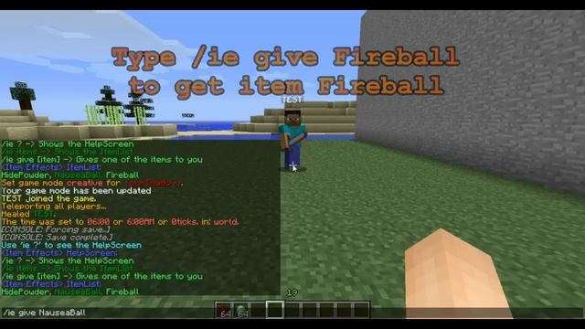 Minecraft plugin Item Effects Tutorial смотреть онлайн