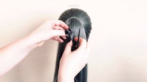 ?Простые Прически для девочек. Повседневный хвост. How to do: hair flowers