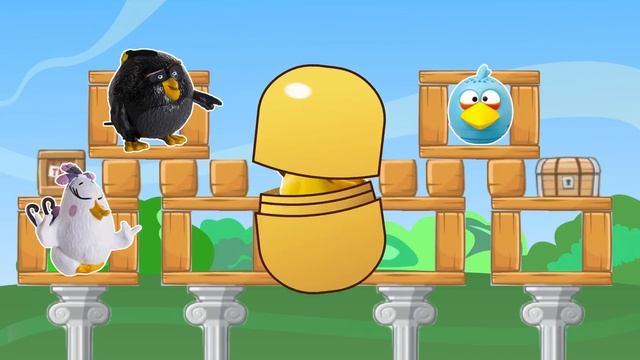 Киндер сюрпризы Энгри Бёрдс. Angry Birds. Злые Птички. смотреть онлайн