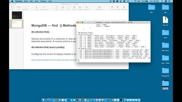 MongoDB - The Beginners Bootcamp - FIND() смотреть онлайн